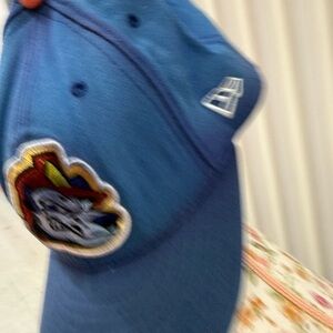 New Era Kids Blue Cap with Colorful Patch